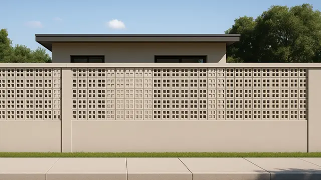 10 Model Pagar Tembok Rumah Minimalis Murah dan Estetik di 2025/ Ilustrasi AI