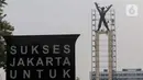 Dinas Kebudayaan DKI Jakarta melanjutkan program konservasi ke Monumen Pembebasan Irian Barat. (Liputan6.com/Herman Zakharia)