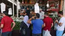 Korban tewas dari kedua belah pihak terus bertambah, seiring intensitas perang Israel-Hamas yang kini memasuki hari kelima. (Mohammed ABED / AFP)