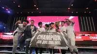 Thorrad menjadi juara FFML Season 8 pada Minggu (8/10/2023) (Garena)