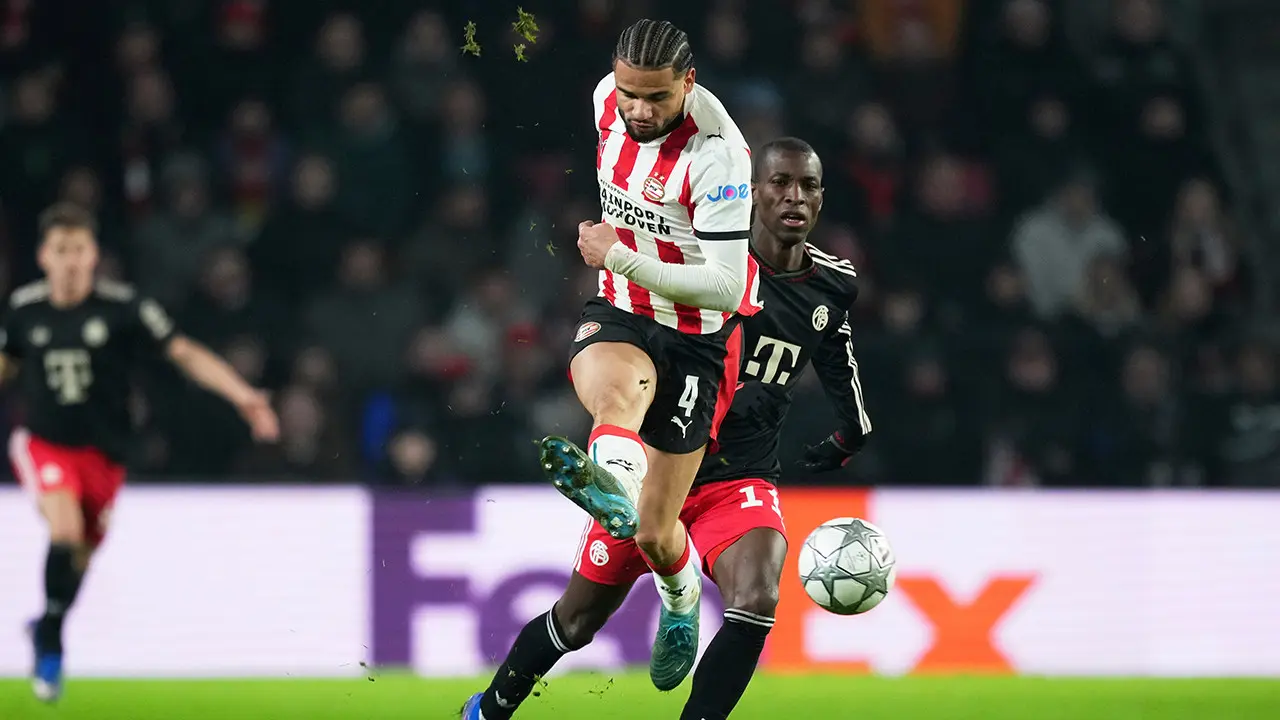psv vs bayern munchen liga champions nicolas jackson