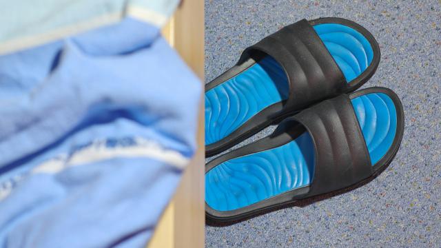 Ilustrasi sandal slip on