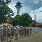 Apel Akbar FUIB Di Masjid Ats'Tsaurah, Kota Serang, Banten. (Rabu,25/11/2020). (Yandhi Deslatama/Liputan6,com)