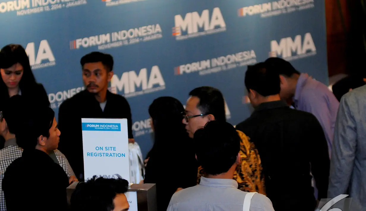 Mobile Marketing Association (MMA) menggelar MMA Forum Indonesia 2014, Kamis (13/11/2014) di Four Seasons Hotel, Jakarta (Liputan6.com/Faisal R Syam)
