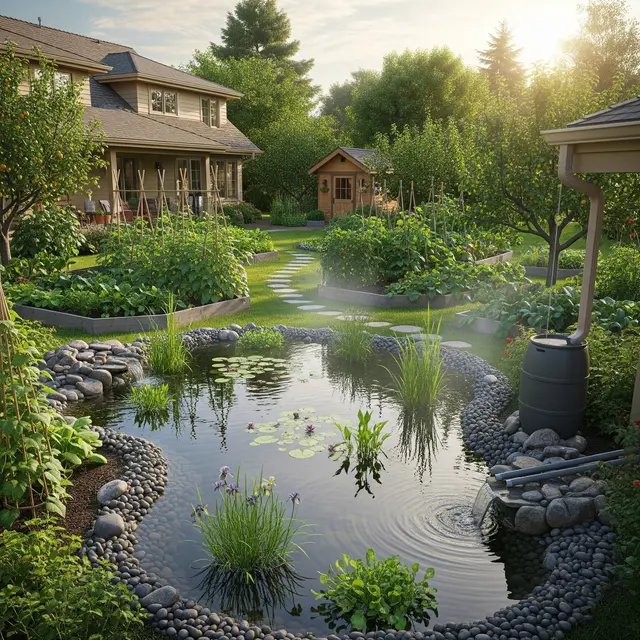 Model Penampung Air Hujan untuk Rumah (Gemini AI)