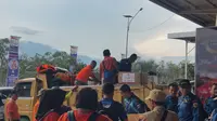 Satgas Bencana Pemprov DKI beri bantuan ke Palu (Liputan6.com/Nanda Perdana)