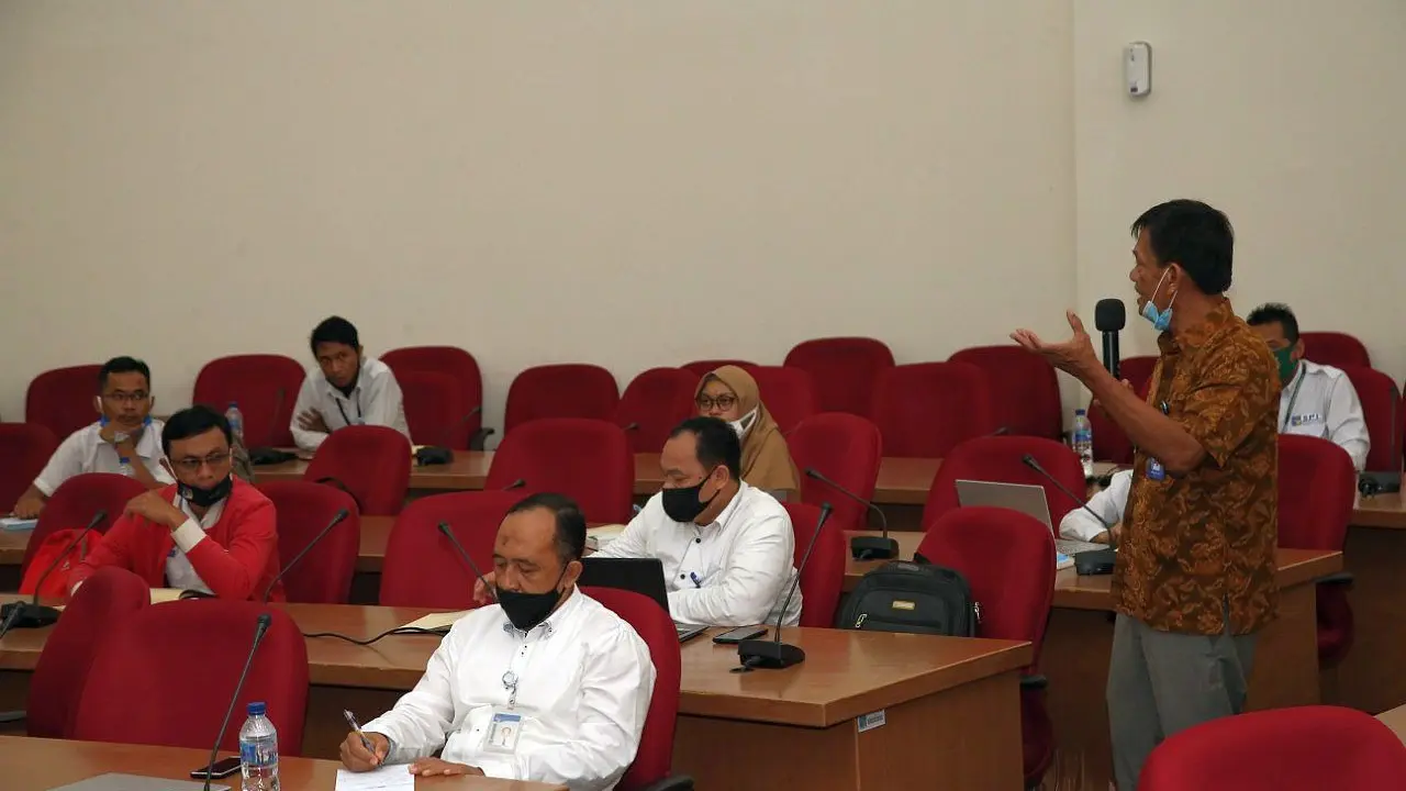 Satuan Pengawas Internal (SPI) Badan Pengusahaan (BP) Batam menggelar pelatihan Program Kerja Audit yang dilaksanakan pada Selasa (11/8/2020). (Ajang/Liputan6.com)