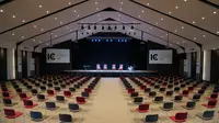 Main Hall IC Center yang di set up untuk kebutuhan theater/Istimewa.