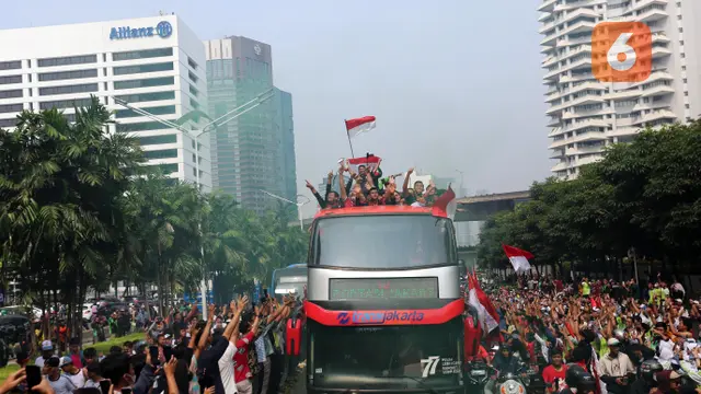 Parade Kemenangan Timnas Indonesia U-22