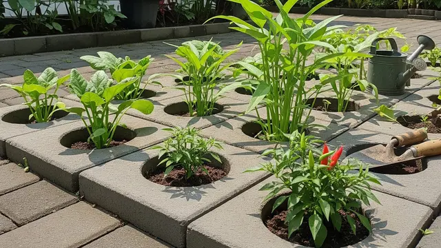 6 Cara Menanam Sayuran di Paving Block, Ide Kreatif Maksimalkan Halaman
