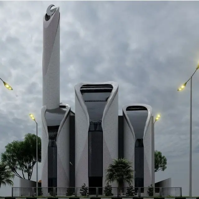 Desain Masjid Syeikh Ajlin