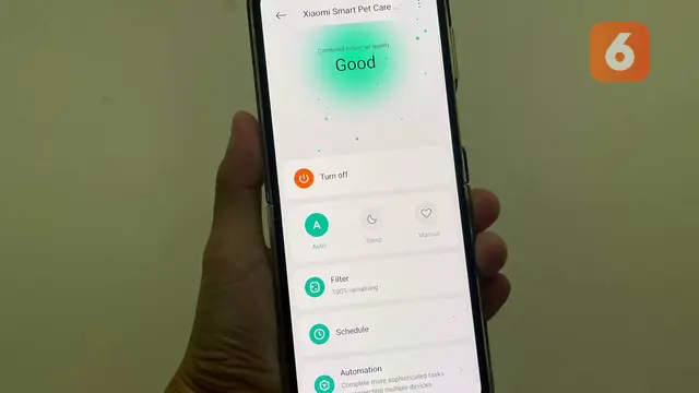 Aplikasi Xiaomi Home untuk mengontrol Smart Pet Air Purifier Xiaomi