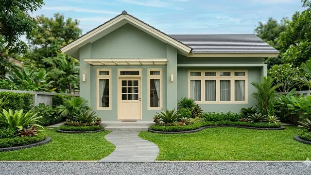 Kombinasi Warna Cat Rumah Bagian Luar yang Elegan dan Mewah. Gemini
