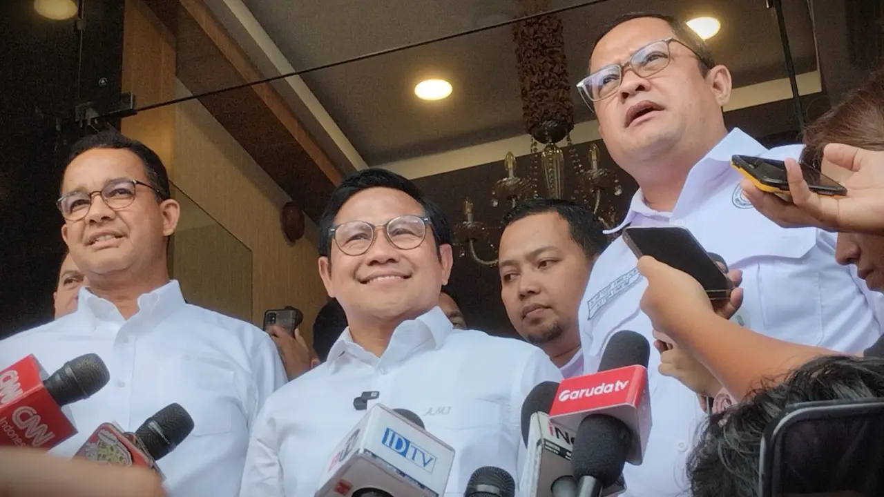 Anies Baswedan dan Muhaimin Iskandar alias Cak Imin