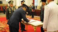 Marsekal Madya Agus Supriyatna dilantik jadi Kepala Staf TNI AU (KSAU) (setkab.go.id)