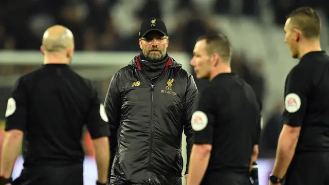 Ekspresi Jurgen Klopp Usai Liverpool Bermain Imbang Atas West Ham