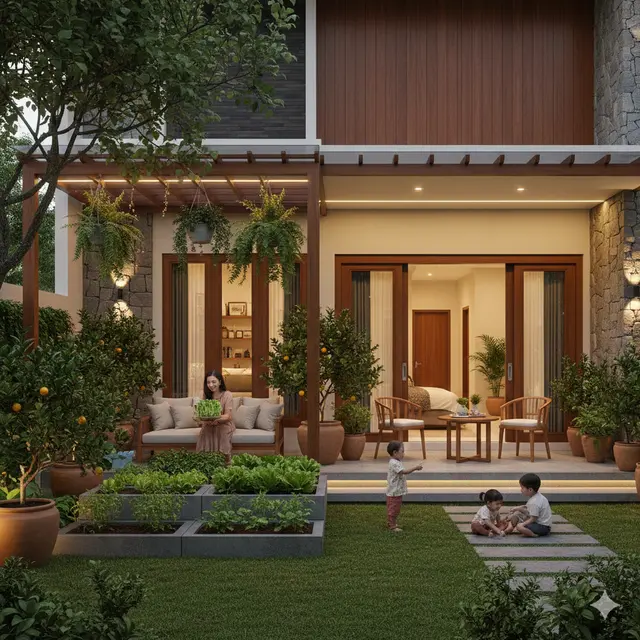 Desain Rumah Urban Farming