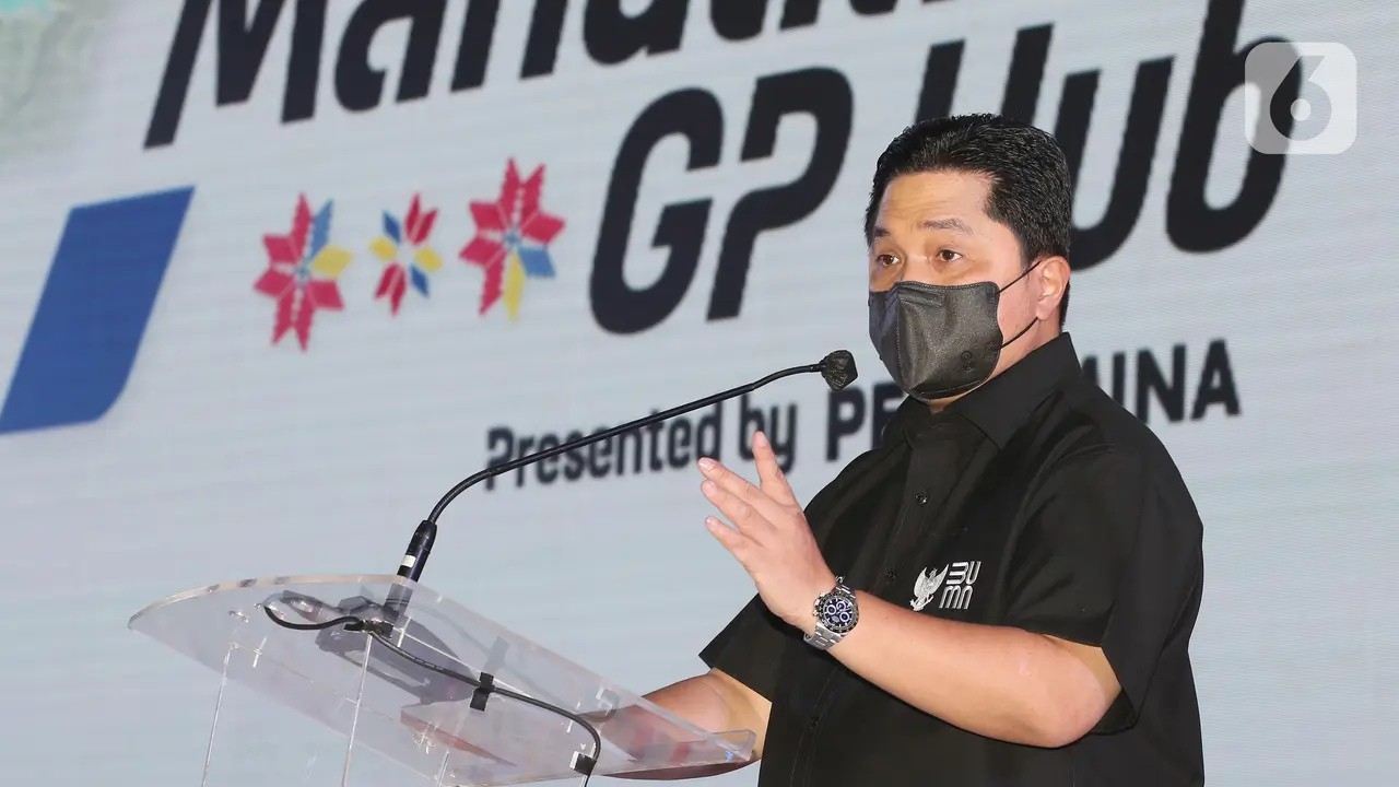 Menteri Badan Usaha Milik Negara (BUMN) RI, Erick Thohir. (Liputan6.com/Fery Pradolo) 