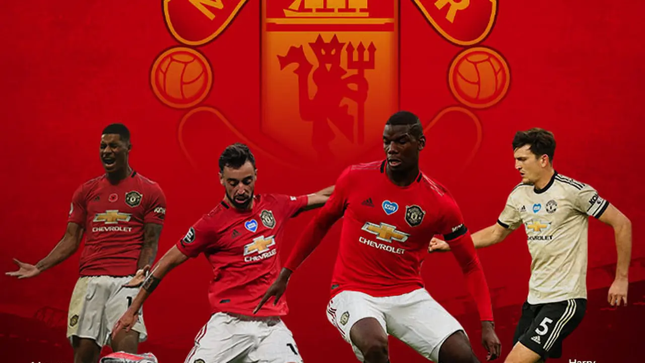 Manchester United - Marcus Rashford, Bruno Fernandes, Harry Maguire, Paul Pogba