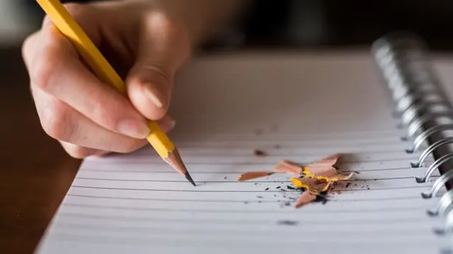 Ilustrasi Menulis Puisi. ©Unsplash