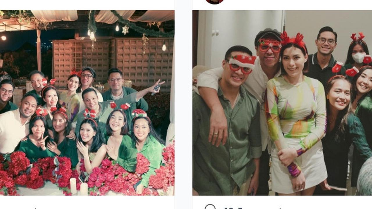 5 Potret Gisella Anastasia dan Naysila Mirdad Hadiri Dinner Natal 2022 ...