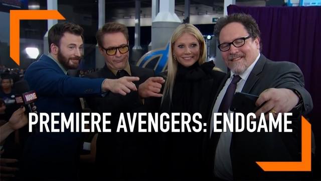 Marvel menggelar premier film Avengers: Endgame di Los Angeles, Amerika Serikat. Acara ini dihadiri para pemain Avengers, di antaranya Chris Evans, Brie Larson, Chris Hemsworth, Robert Downey Jr, dll.