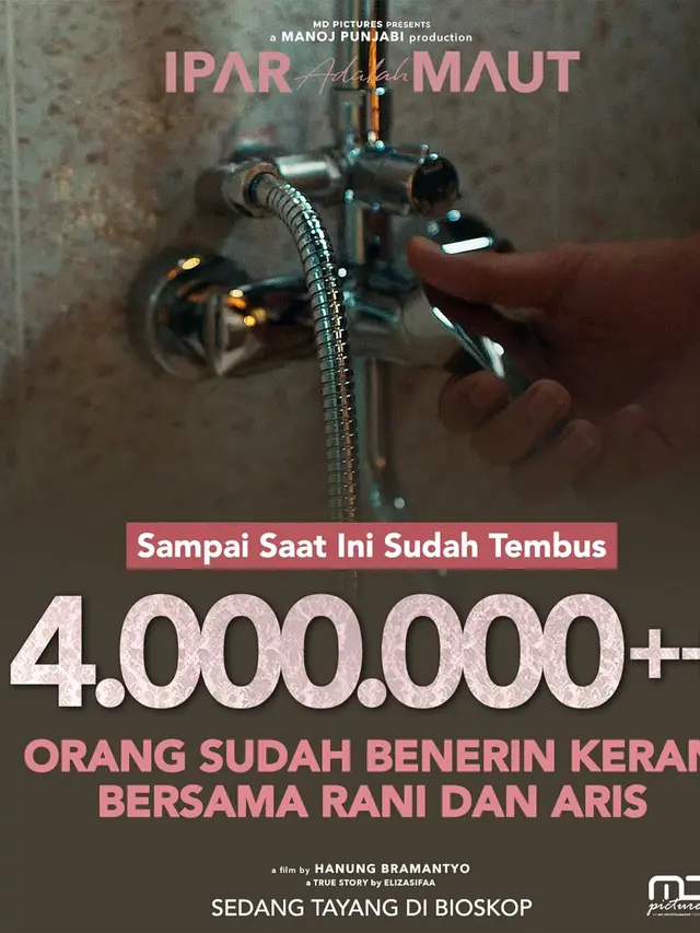 Ipar Adalah Maut tembus 4 juta penonton pada 3 Juli 2024. (Foto: Dok. Instagram @manojpunjabimd)