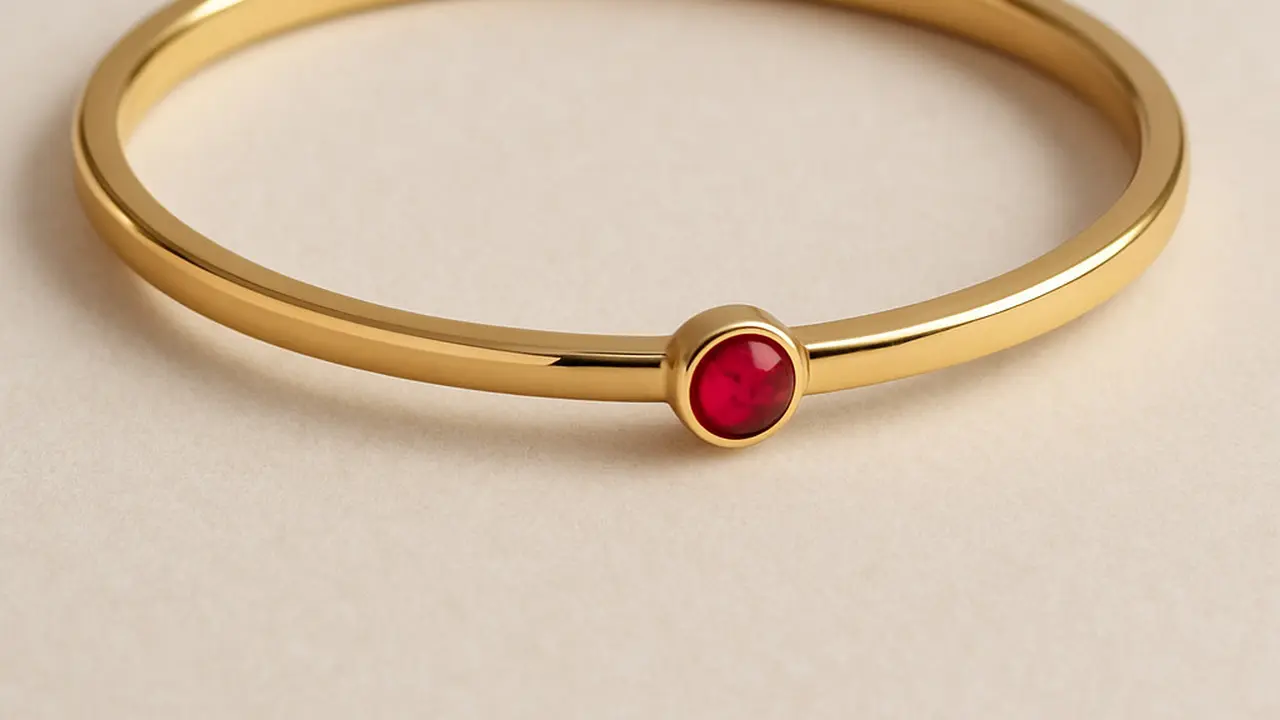 Gelang Emas Bangle Tipis untuk Usia 50 Tahun (Foto: ChatGPT)