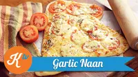 Resep Garlic Naan Bertabur Keju dan Bawang yang Nikmat dan Lezat