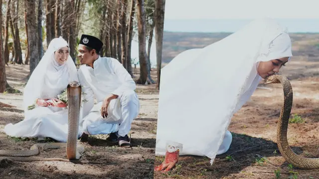 6 Potret Prewedding Paling Ekstrem Ini Ngeri, Salah Satunya Dekat Lava