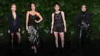 Foto kolase Nicole Kidman, Lily James, Kristen Stewart dan Rita Ora saat berpose menghadiri acara makan malam Penghargaan Pra-Oscar Tahunan ke-14 Charles Finch di LA pada Sabtu malam (11/3). Mereka tampil membawa fashion A-game di acara itu. (Photo by Jordan Strauss/Invision/AP)