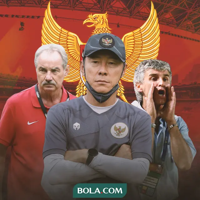 Timnas Indonesia -  Alfred Riedl, Shin Tae-yong, Ivan Kolev