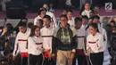 Pengusaha yang juga cawapres nomor urut 02 Sandiaga Uno saat mengisi Young Entrepreneur Summit (YES) 2019 yang digelar KAHMIPreneur di Medan, Sumatera Utara, Minggu (7/4). Acara YES 2019 di Medan menghadirkan nara sumber handal di industri kewirausahaan nasional. (Liputan6.com/HO/Asra)