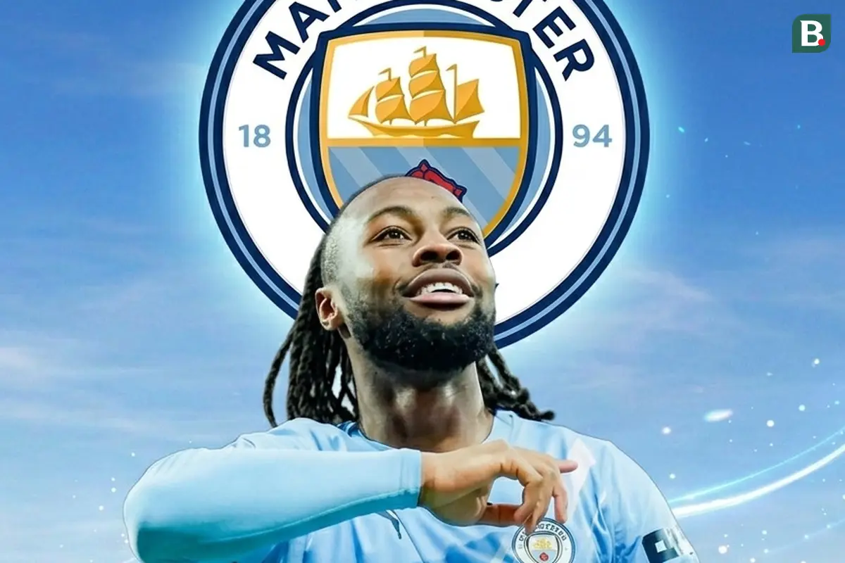 Ilustrasi Antoine Semenyo bintang Manchester City. (Bola.com/AFP/Gemini)