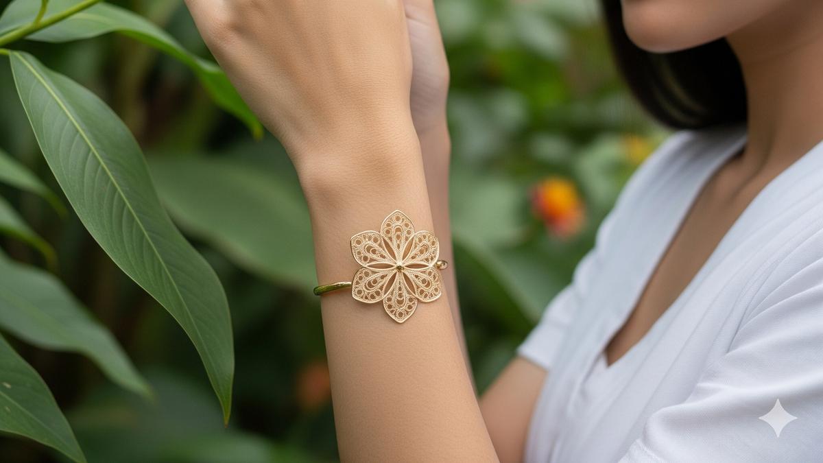 8 Model Gelang Emas Malaysia Terbaru, Desain Favorit Ibu Muda di 2025