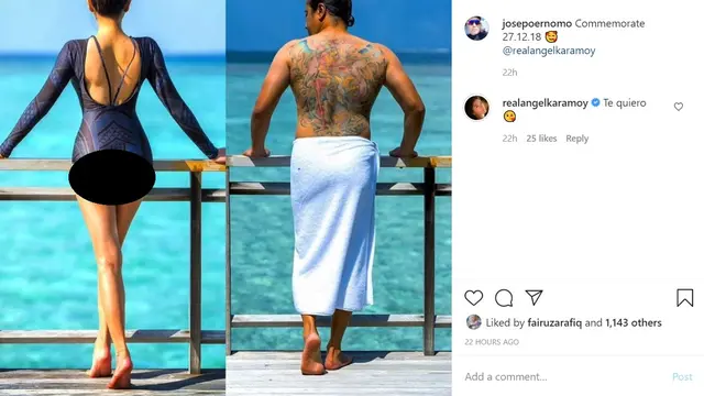 Angel Karamoy - Jose Poernomo (Foto: Instagram/@josepoernomo)