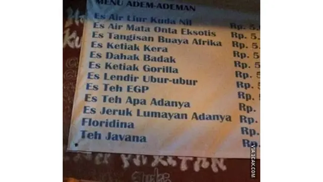6 Cara Promosi Penjual Es Teh Ini Nyeleneh, Bikin Geleng Kepala
