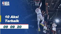 Berita Video 10 Aksi Terbaik Babak Semifinal Playoff NBA 7 September 2020, Ada Blocking Keren LeBron James