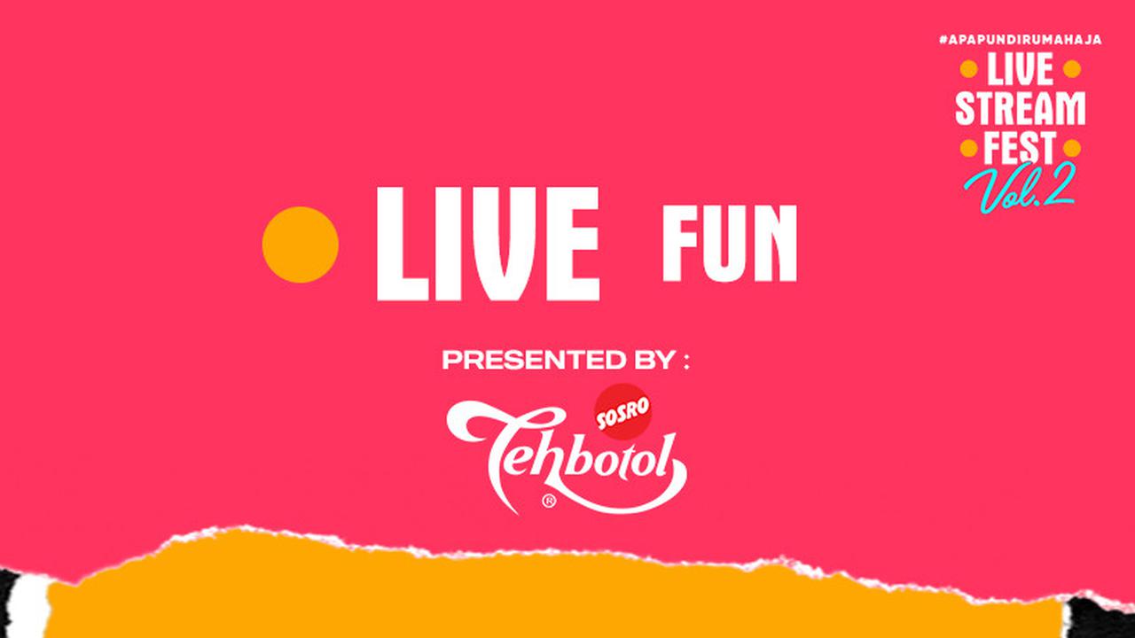 Akhir Pekan Seru di Live Stream Fest Vol. 2 Bersama Coki Pardede dan Tretan Muslim. sumberfoto: vidio