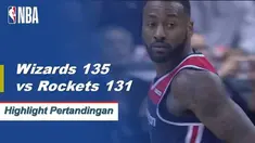 James Harden put up 54 points but it was not enough to overcome Washington, as the Wizards edge out the Rockets in overtime, 135 - 131.