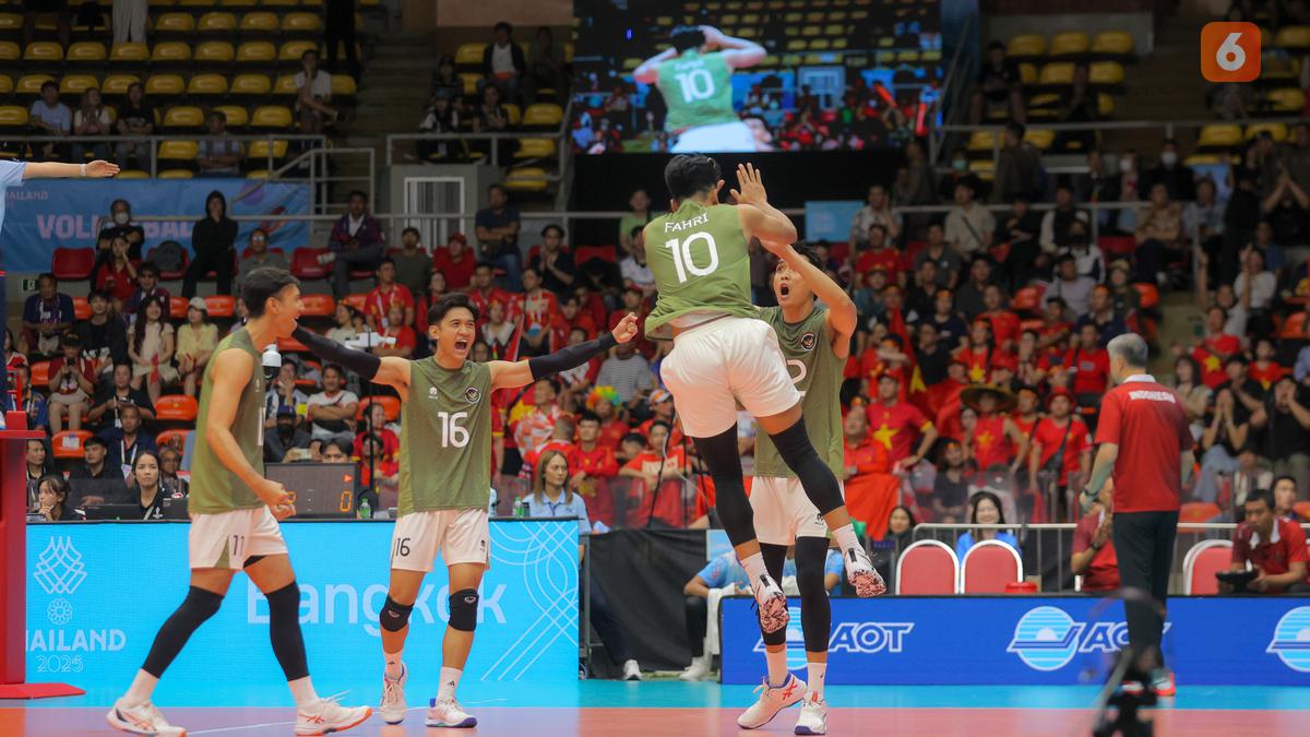 Voli Putra SEA Games 2025: Comeback Luar Biasa Lawan Vietnam, Timnas Indonesia ke Final