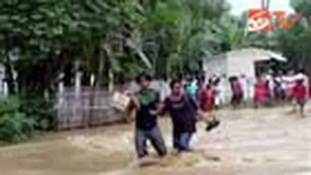 Puluhan Rumah Tergenang Banjir Bandang