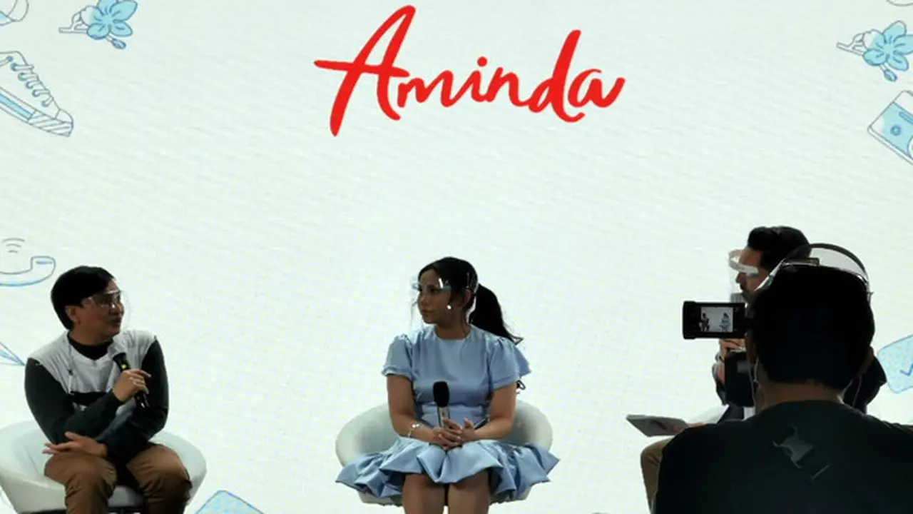 Jumpa pers single baru Aminda