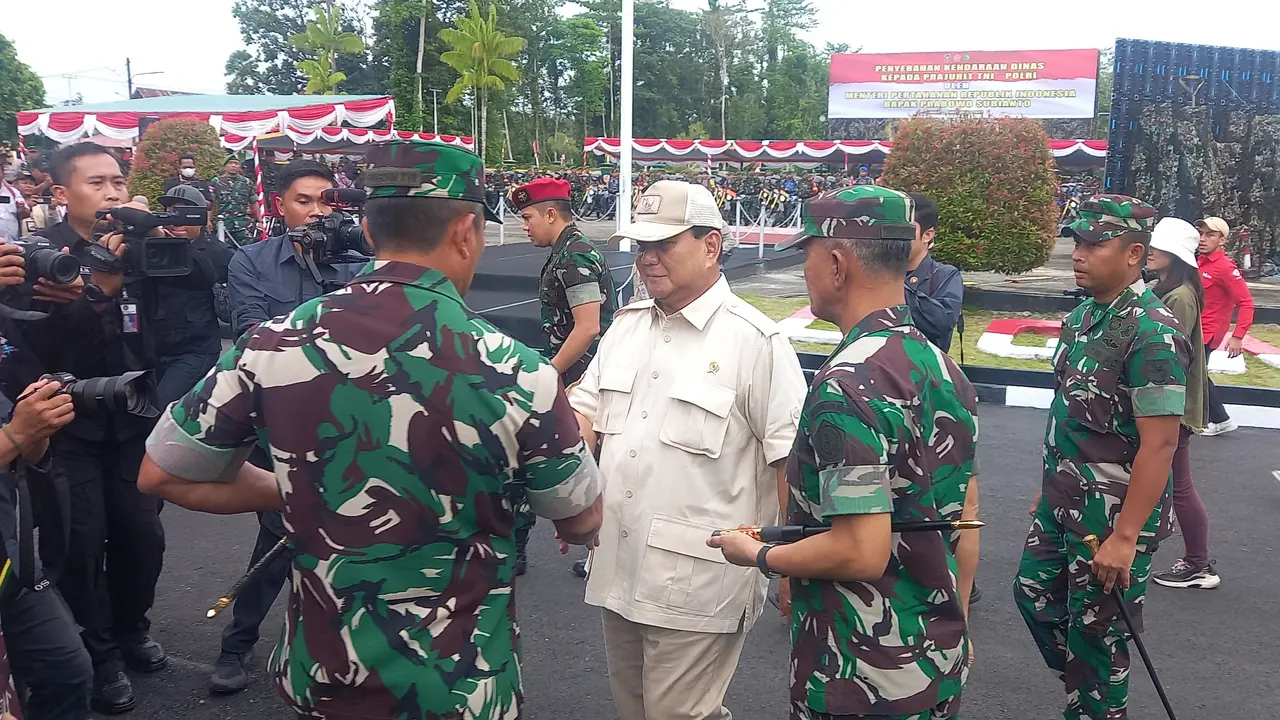 Prabowo Resmikan RS TNI di Timika Papua
