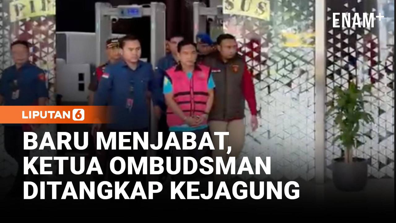 Belum Seminggu Menjabat, Ketua Ombudsman Ditangkap Kejagung