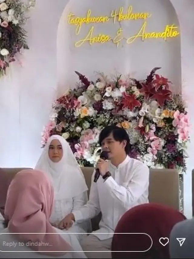 Hamil Anak Kembar, Ini 6 Momen Anisa Rahma Gelar Pengajian 4 Bulan Kehamilan