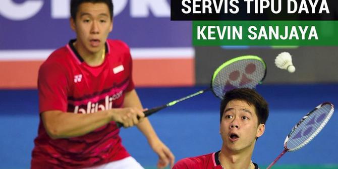 VIDEO: Servis Kevin Sanjaya Memakan Korban pada Denmark Terbuka 2017