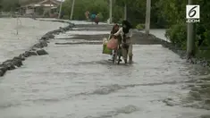 Gerhana bulan total yang akan muncul malam ini berdampak pada banjir rob yang terjadi di sejumlah wilayah Indonesia.