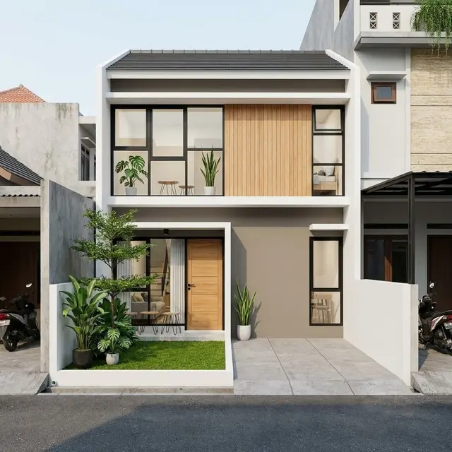 Inspirasi Desain Rumah Mungil Tapi Asri di Perkotaan