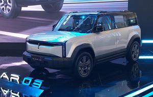 Chery iCar 03 debut di GIIAS 2024. (Liputan6.com / Septian Pamungkas)